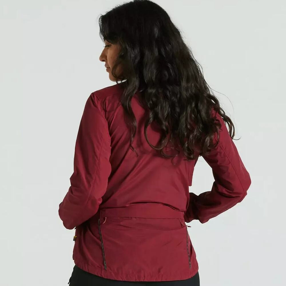 Fjallraven Specialized S/F Rider's Wind Jacket Women's Pomegranate Red Medium - Picture 2 of 8